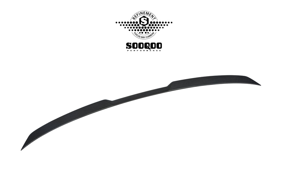 Audi RS3 (8Y) SOOQOO Rear Mid Boot Spoiler - Dry Carbon