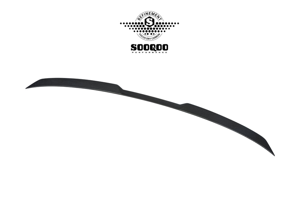Audi RS3 (8Y) SOOQOO Rear Mid Boot Spoiler - Dry Carbon