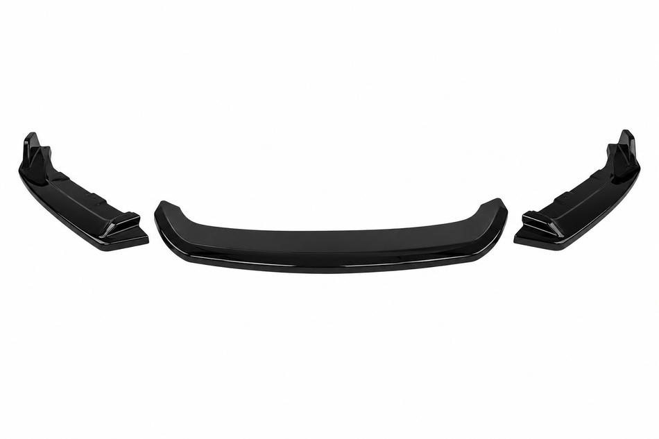 Audi A1 (8X) 3-Door Pre-Facelift Front Bumper Spoiler Lip - Gloss Black