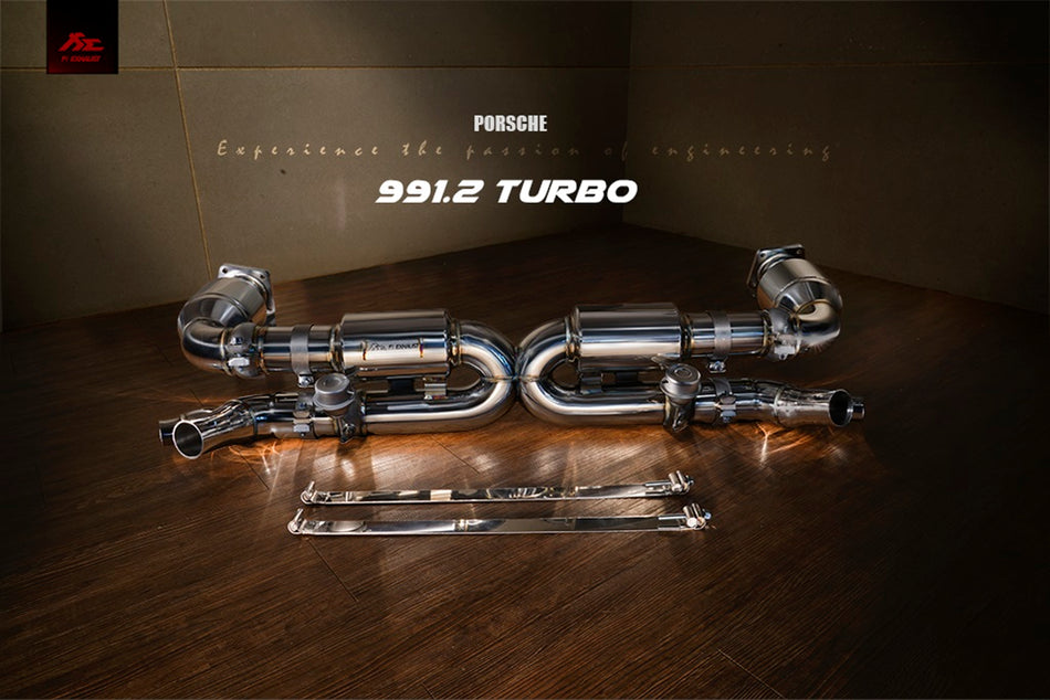 Porsche 911 Turbo (991.1/991.2) Fi Exhaust System - 3.8TT (OEM Tips Compatible)