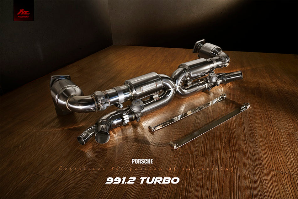 Porsche 911 Turbo (991.1/991.2) Fi Exhaust System - 3.8TT (OEM Tips Compatible)