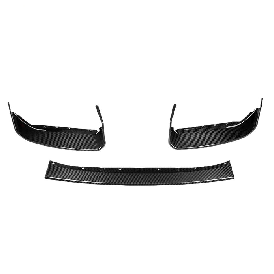 BMW M2 (G87) AD Style Front Bumper Spoiler Lip - Dry Carbon (3pc)