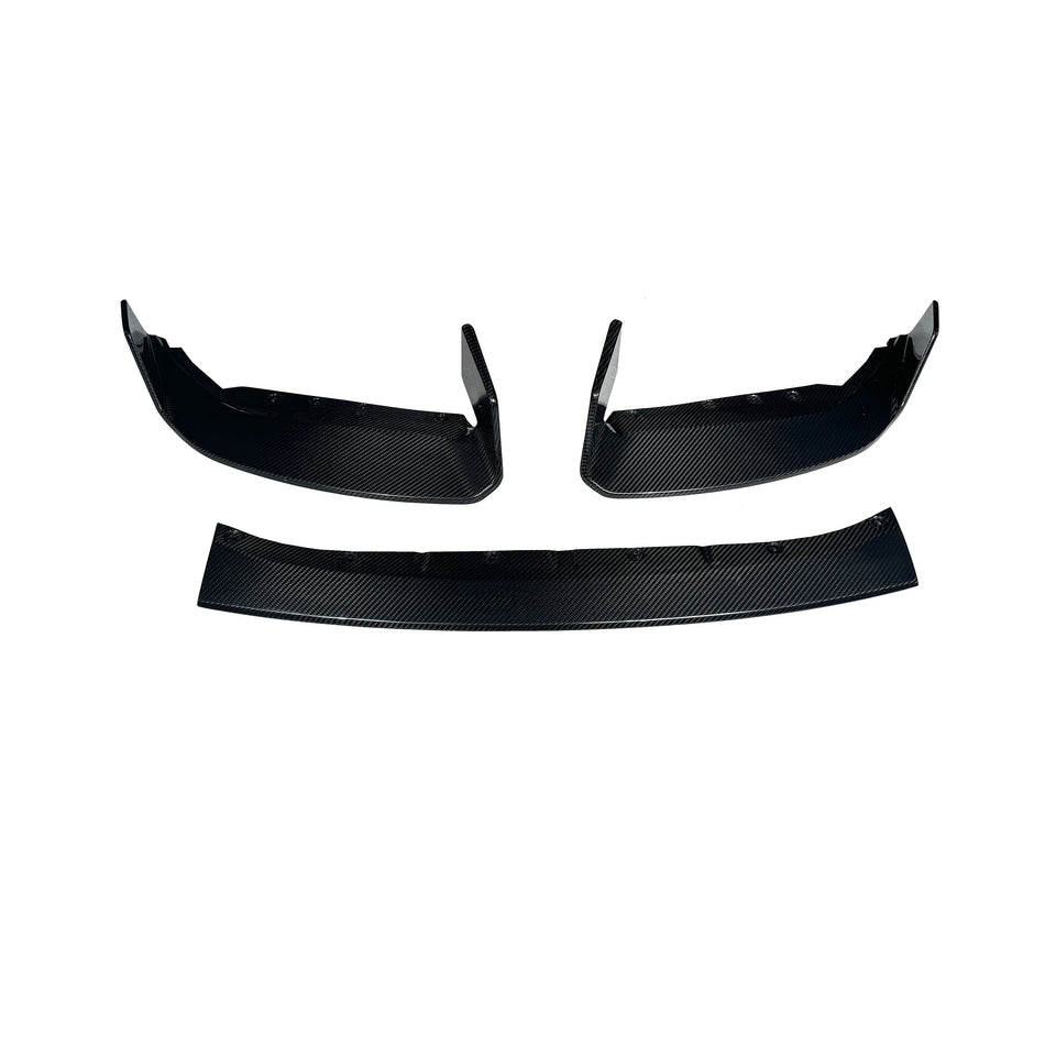 BMW M2 (G87) AD Style Front Bumper Spoiler Lip - Carbon (3pc)