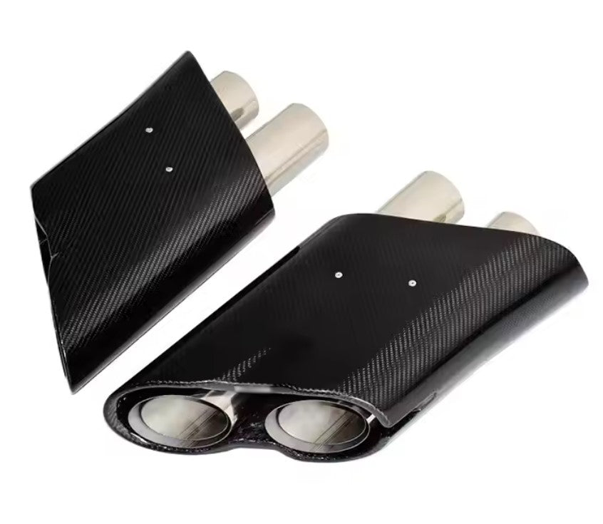 Mercedes G-Wagon (W464) B900 Style LED Exhaust Tip  Set - Carbon