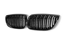 Load image into Gallery viewer, BMW 3 Series (E92) LCI M Performance Dual Slat Front Grille - Gloss Black