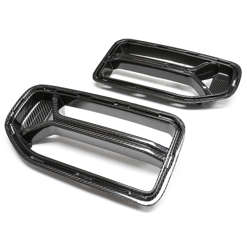 BMW M2 (G87) CSL Style Front Bumper Main Grille Set - Dry Carbon