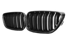 Load image into Gallery viewer, BMW 2 Series (F22) M Performance Dual Slat Front Bumper Grille - Carbon