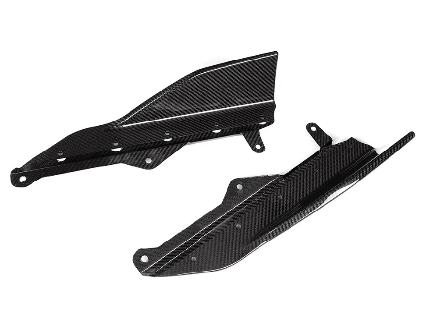 BMW 2 Series (G42) M Performance Style Side Skirt Blades - Carbon