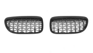 BMW 3 Series (E90) LCI Diamond Style Front Bumper Grille - Gloss Black
