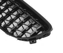 Load image into Gallery viewer, BMW 3 Series (E90) LCI Diamond Style Front Bumper Grille - Gloss Black