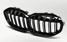 Load image into Gallery viewer, BMW 1 Series (F40) M Performance Double Slat Front Bumper Grille - Gloss Black