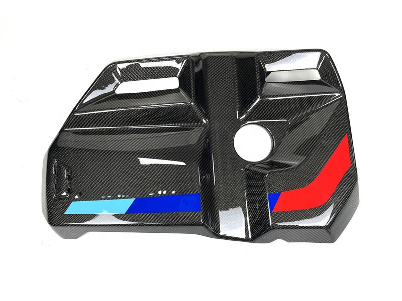 BMW M (G8X) S58 MP Style Engine Upper Cover - Dry Carbon