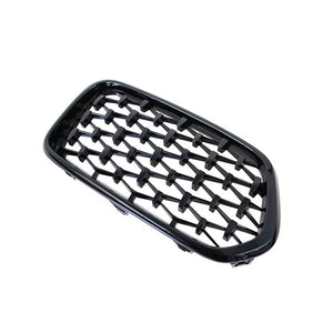 BMW X2 (F39) Diamond Style Front Grille - Gloss Black