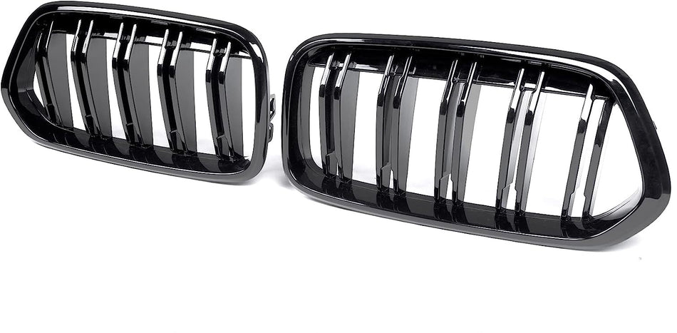 BMW X2 (F39) M Style Double Slat Front Grille - Gloss Black