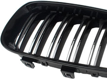 Load image into Gallery viewer, BMW X1 (F48) M Style Double Slat Front Grille - Gloss Black