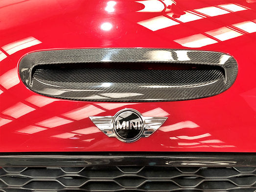 Mini Cooper F-Series (F56) Front Bonnet Scoop Vent Cover - Carbon