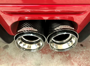 Mini Cooper F-Series (F56) JCW Stainless Steel Exhaust Tip - Carbon