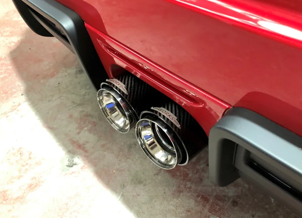 Mini Cooper F-Series (F56) JCW Stainless Steel Exhaust Tip - Carbon ...
