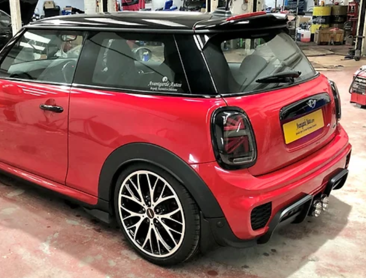 Mini Cooper F-Series (F56) JCW Stainless Steel Exhaust Tip - Carbon ...