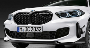 BMW 1 Series (F40) M Performance Front Spoiler & Canard Set - Gloss Black