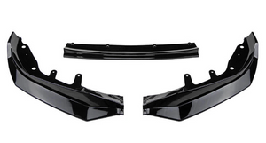 BMW 4 Series (G22) Competition Style Front Bumper Spoiler Lip - Gloss Black