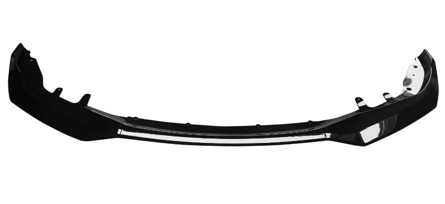 BMW 4 Series (G22) Competition Style Front Bumper Spoiler Lip - Gloss Black