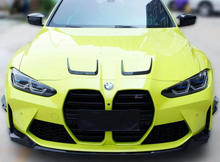 Load image into Gallery viewer, BMW M3 (G80) Front Bonnet Vent Trim - Carbon (2pcs)