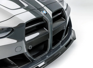 BMW M3 (G80) V Style Front Bumper Grille - Carbon