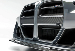 BMW M3 (G80) V Style Front Bumper Grille - Carbon