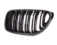 Load image into Gallery viewer, BMW 2 Series (F22) M Performance Dual Slat Front Bumper Grille - Gloss Black