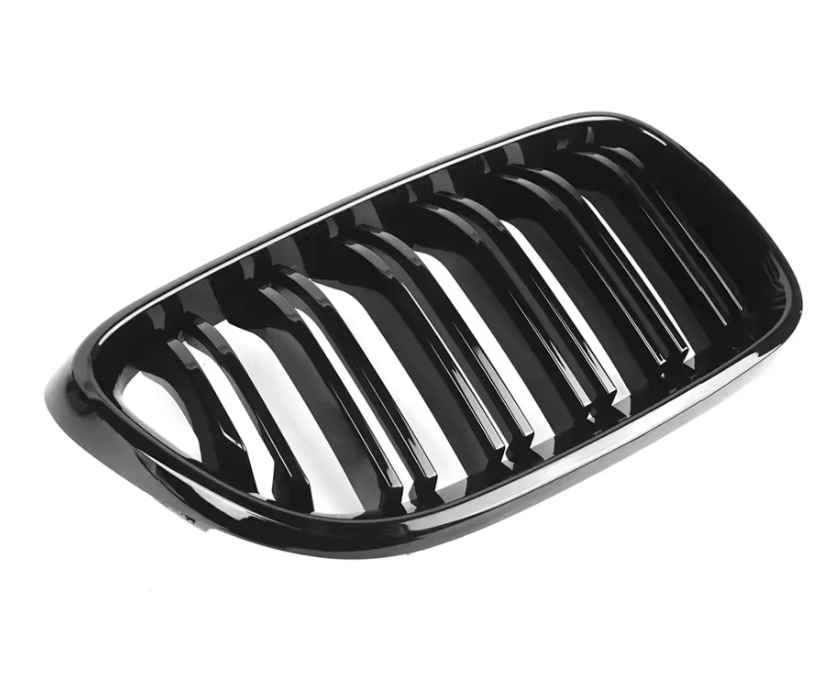 BMW 2 Series (F22) M Performance Dual Slat Front Bumper Grille - Gloss Black