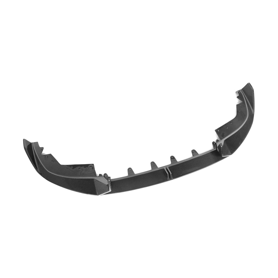 BMW 3 Series (G20) LCI AO Style Front Bumper Spoiler Lip - Dry Carbon (3pc)