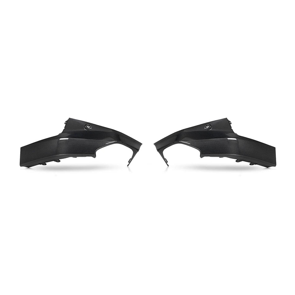BMW 2 Series (G42) OEM Style Side Diffuser Inserts - Dry Carbon