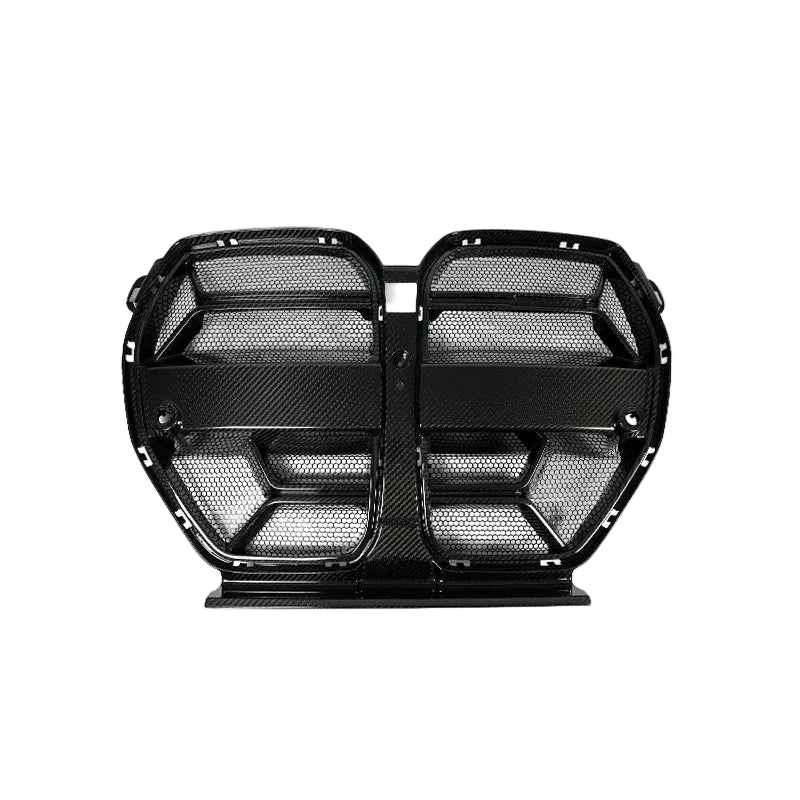 BMW M Series (G8X) CSL Style Front Bumper Grille + Mesh - Dry Carbon