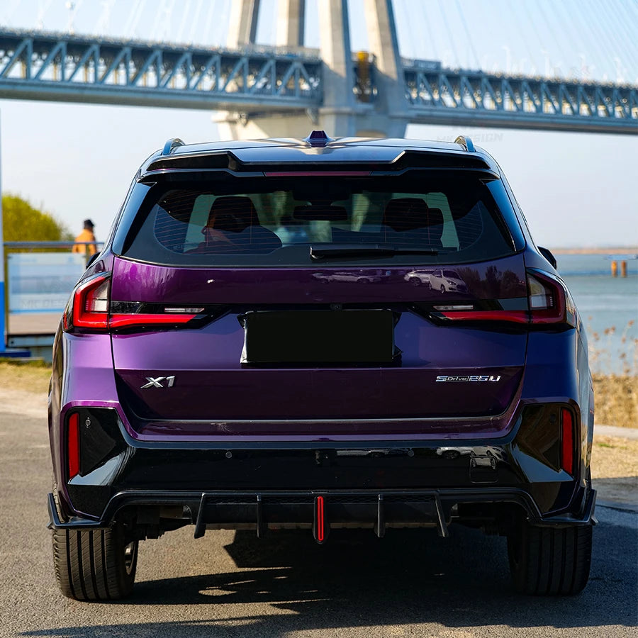 BMW X1 (U11) Rear Top Wing Spoiler - Gloss Black