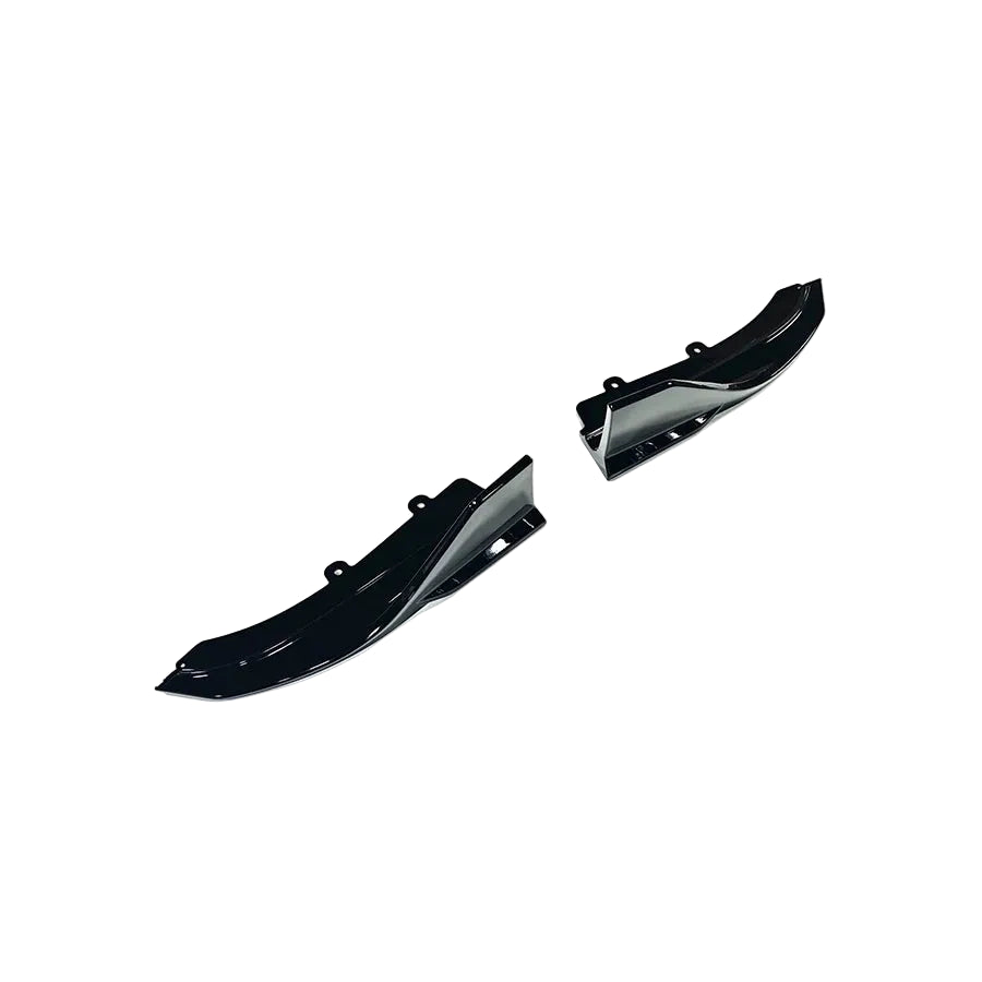 BMW 4 Series (G22) Rear Bumper Side Splitters Set - Gloss Black
