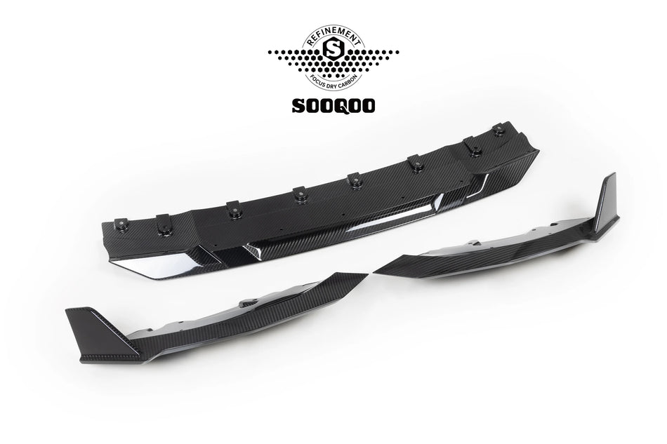 BMW 2 Series (G42) SOOQOO Front Spoiler Lip - Dry Carbon
