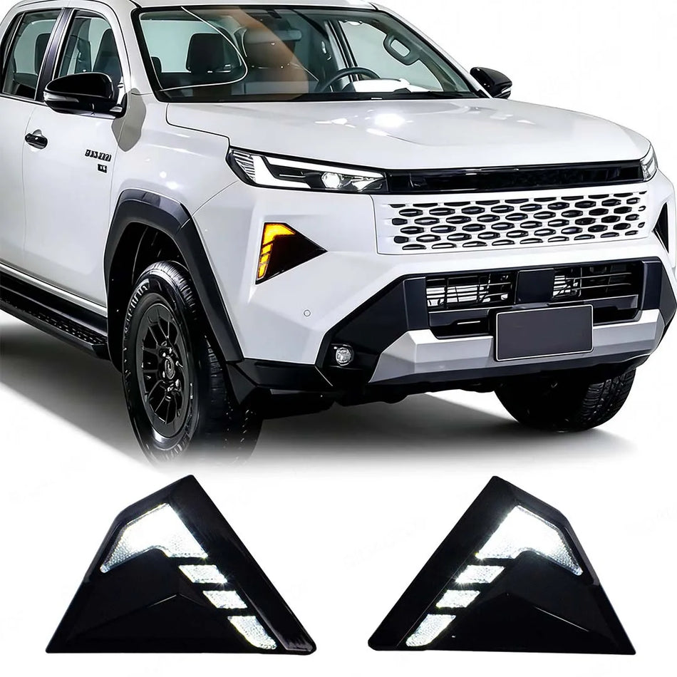Toyota Hilux 2026+ Front Bumper LED DRL Daytime Running Light