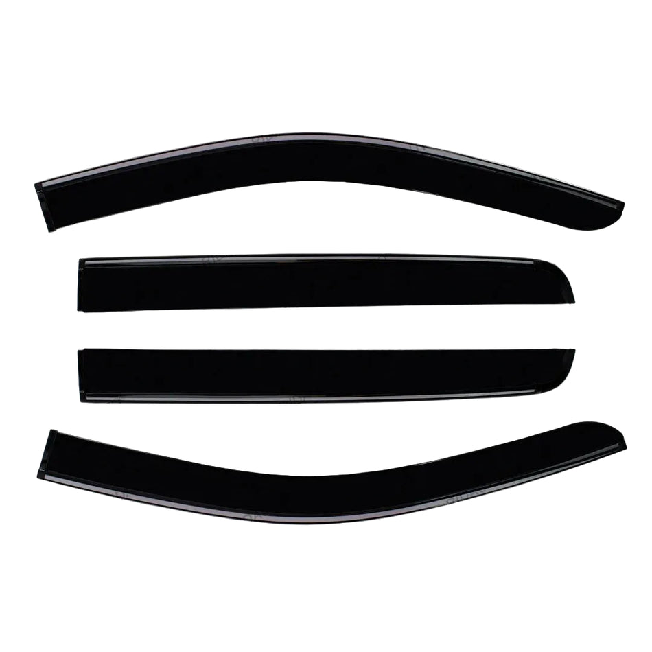 Ford Ranger (T9) Smoked Color Rain Door Visor Window Deflector Shield