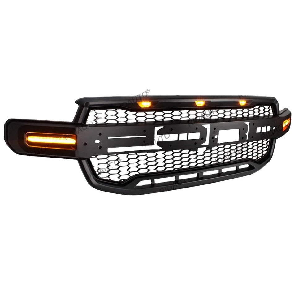 Ford Everest (T9) RAPTOR Style Front Grille Replacement + LED Light