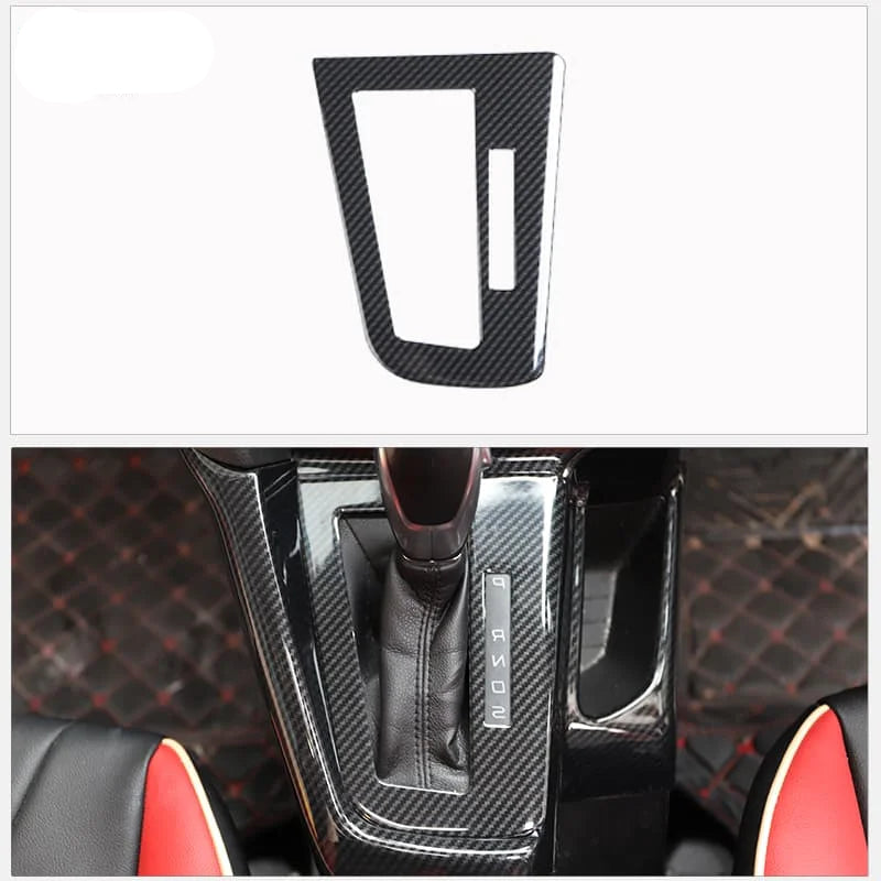 Ford Focus Full Interior Set Black Carbon Fiber Plastic Trim Cover Kit