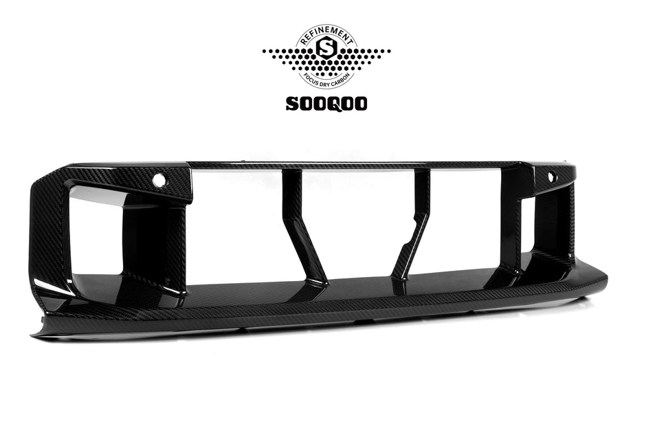 BMW M2 (G87) Center Bumper Trim OEM Style - Dry Carbon Fiber