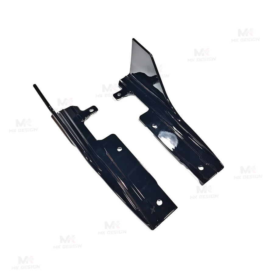 BMW 2 Series (G42) ABS Custom Side Skirts Extension Winglets - Gloss Black