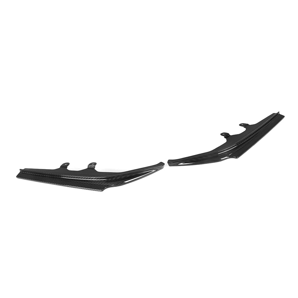 BMW 2 Series (G42) SOOQOO Rear Bumper Splitter Set - Dry Carbon