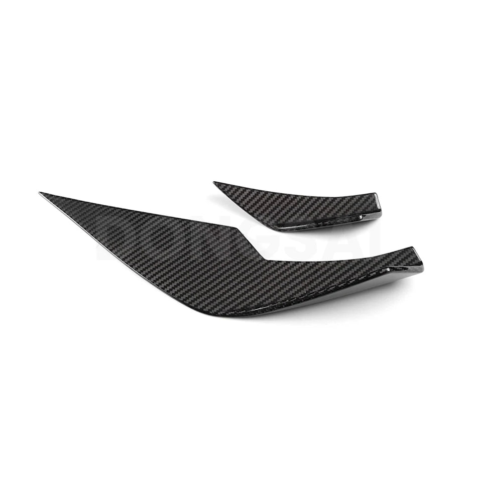 BMW M Series (G8X) M3 M4 VS Style Front Bumper Side Canard Set - Dry Carbon