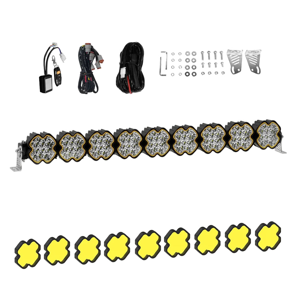 4x4 Offroad 42 Inch Modular Amber DRL LED Off Driving Light Bar