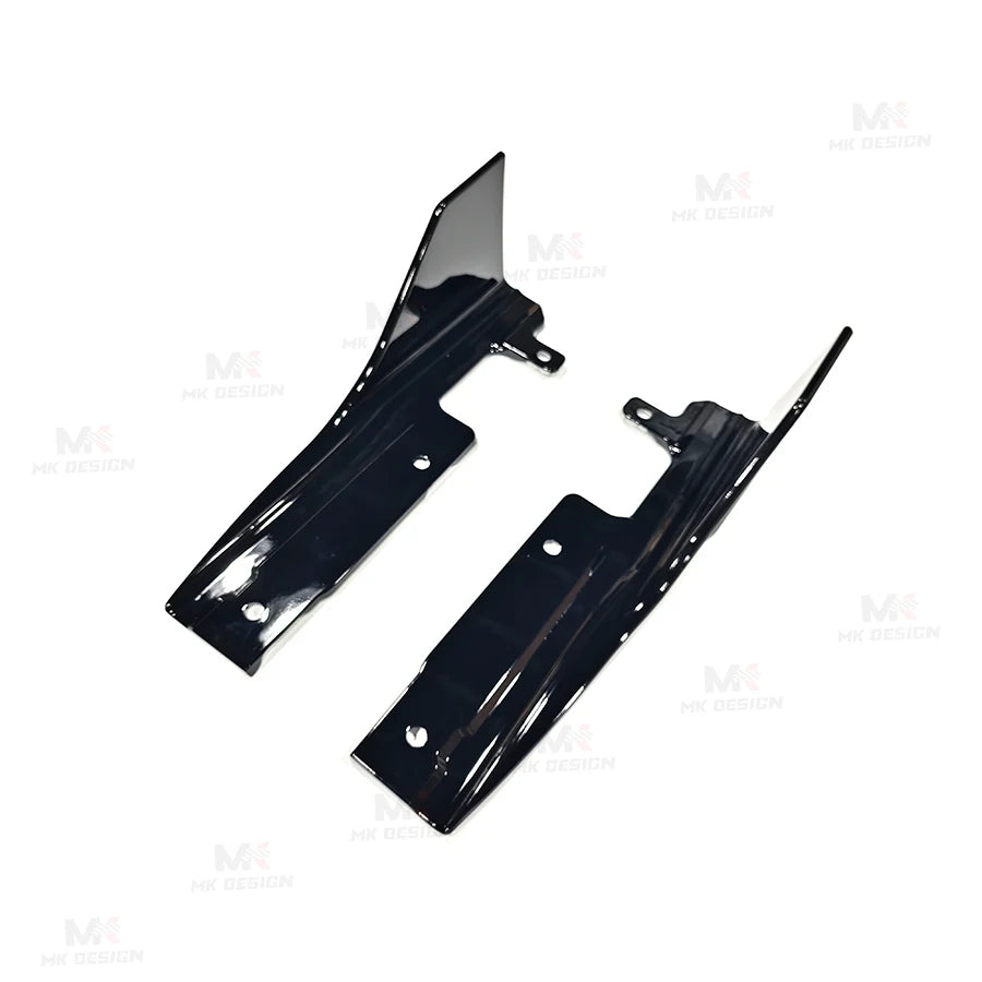 BMW 2 Series (G42) ABS Custom Side Skirts Extension Winglets - Gloss Black