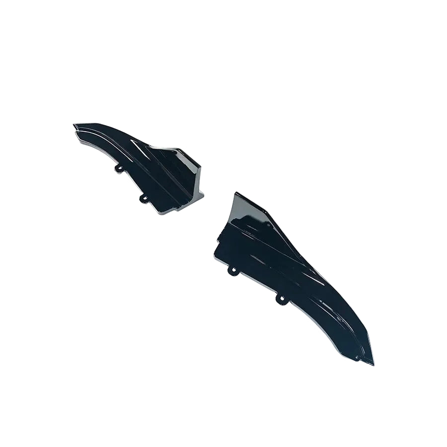 BMW 4 Series (G22) Rear Bumper Side Splitters Set - Gloss Black