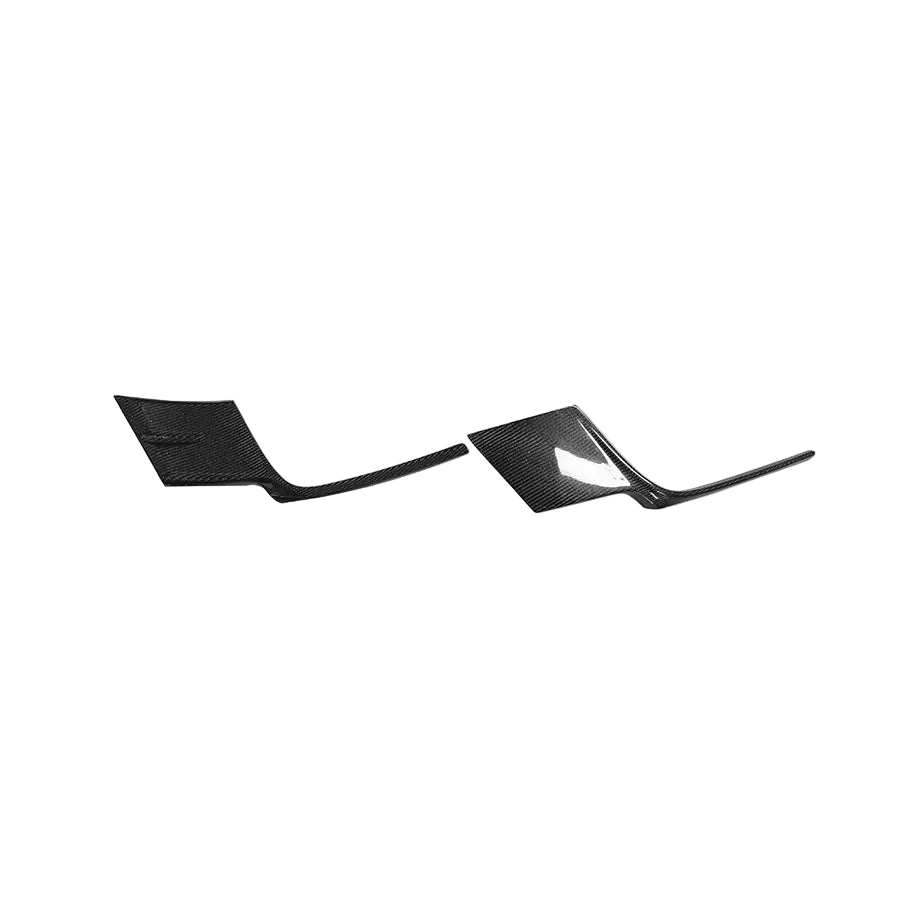 Porsche 992 911 TC Style Rear Bumper Splitter Trim Covers Car - Dry Carbon