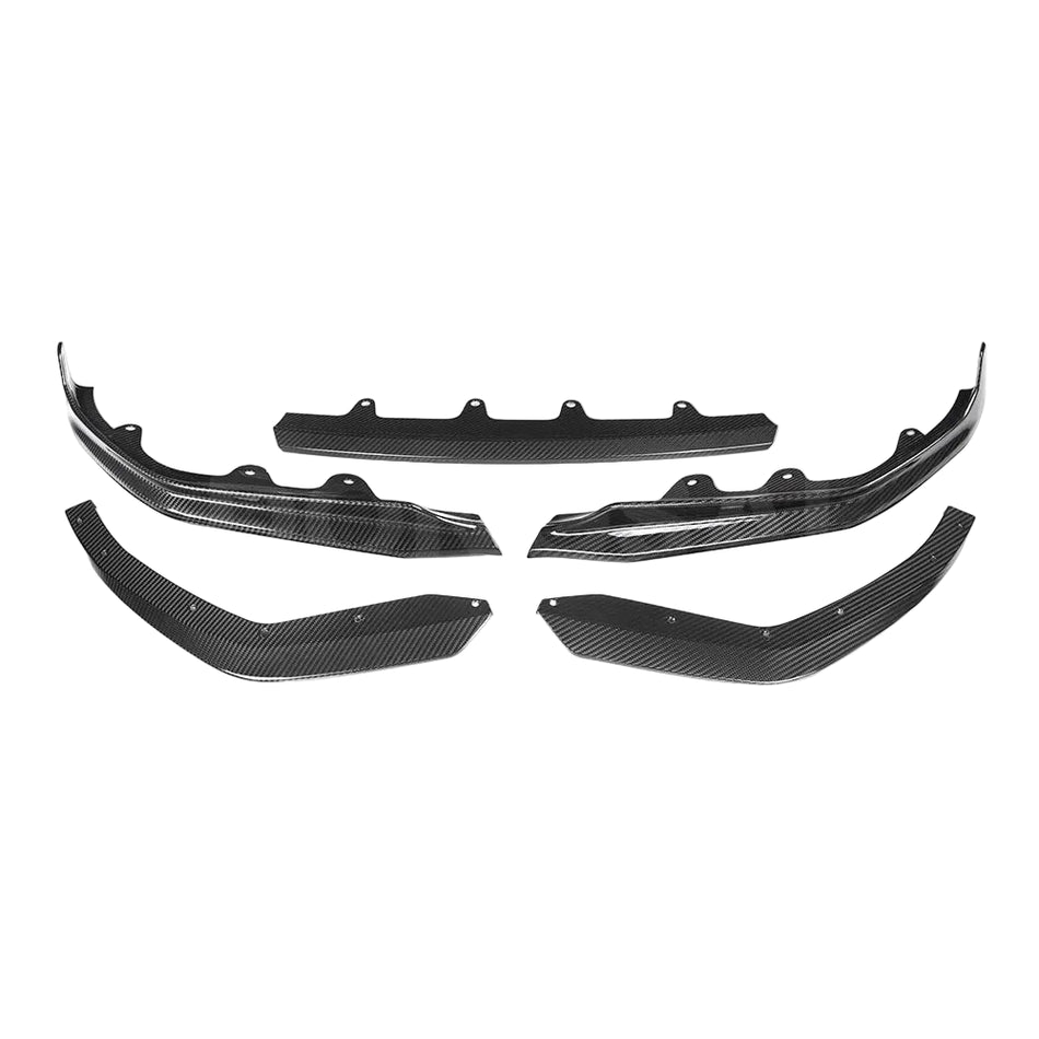 BMW 3 Series (G20) Pre-Facelift MP Style Front Bumper Spoiler Lip - Dry Carbon